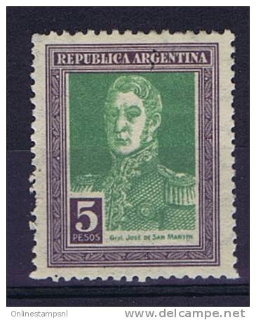 Argentie: 1924, Mi 298, Mh/* - Unused Stamps