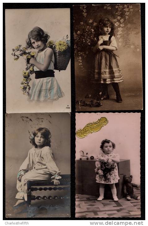 12 X CPA BELLE PETITE FILLE - FILLETTE - 3 Scans - Autres & Non Classés