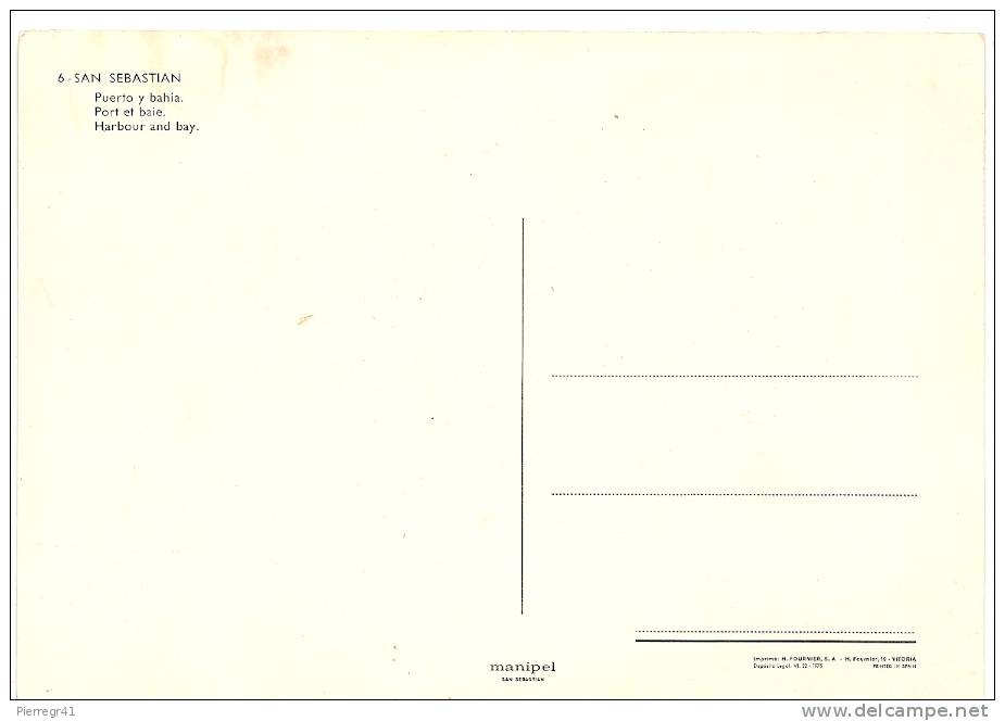 CPA-1965-EUROPE-ESPAGNE-SAN SEBASTIAN-VUE GENERALE PORT Et BAIE-TBE - Chafarinas