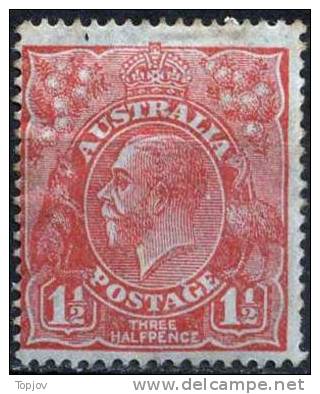 AUSTRALIA  - GEORGE  V - 1,5 D - Perf. 14 - Wz.6 - MLH - 1926 - Mint Stamps