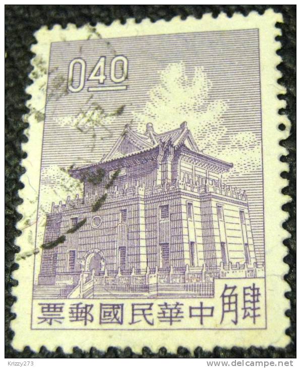 Taiwan 1960 Chu Kwang Tower Quemoy 40c - Used - Usati