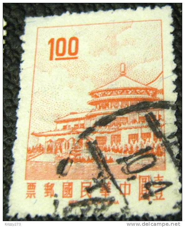 Taiwan 1968 Sun Yat Sen Building Yang Ming Shan $1  - Used - Usati