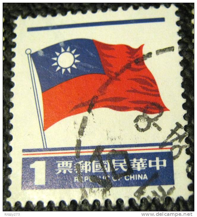 Taiwan 1981 Flag 1c - Used - Gebruikt