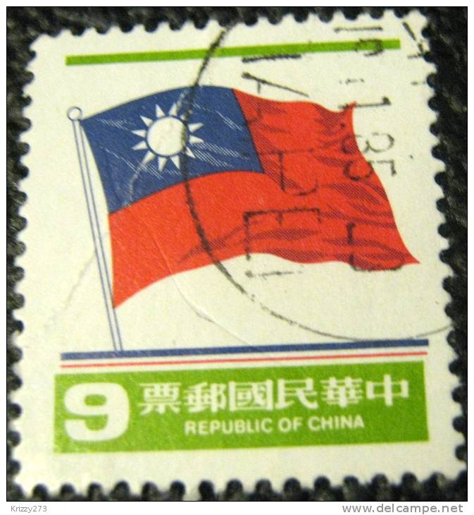 Taiwan 1981 Flag 9c - Used - Usados