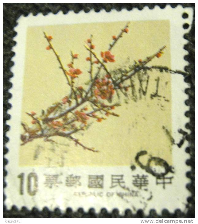 Taiwan 1984 Flowers 10c - Used - Usati