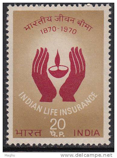 India MNH 1971, LIC, Life Insurance - Nuevos