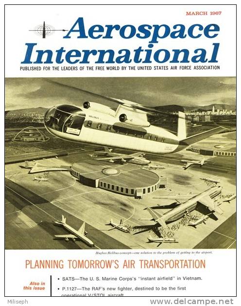 Magazine AEROSPACE INTERNATIONAL - MARCH 1967 -  Avions - Hélicoptères - Publicité PARIS AIR SHOW  (3252) - Fliegerei