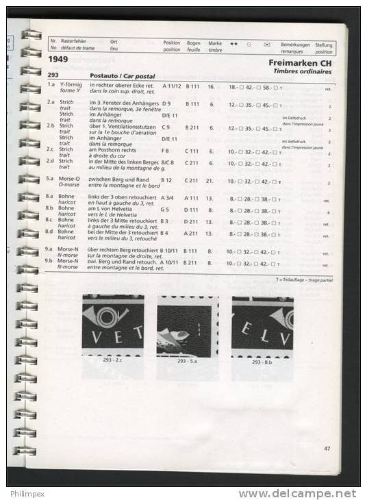 "Rasterfehler Im Aetztiefdruck"(Grid Plate Flaws Photogravure Printing),  Extremely Interesting Handbook About Varieties - Guides & Manuels