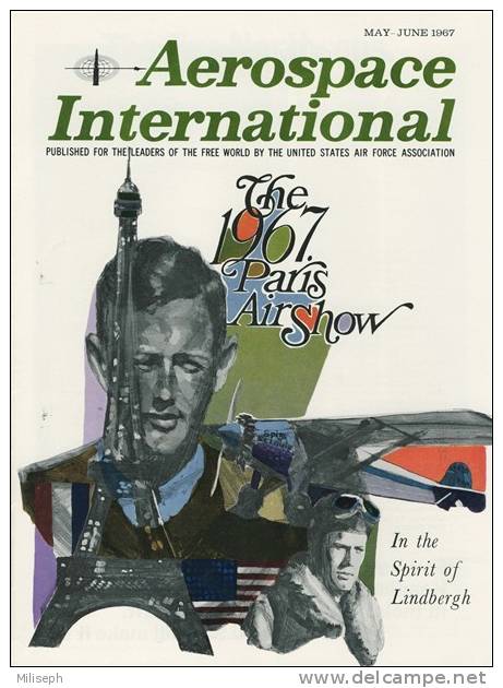 Magazine AEROSPACE INTERNATIONAL - MAY / JUNE 1967-  Avions - Hélicoptères - PARIS AIR SHOW - In The Spirit Of LINDBERGH - Aviation