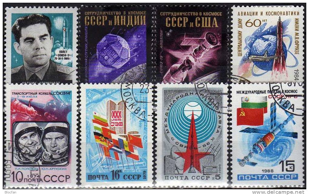 Erde Satellit Kosmos Sowjetunion Heft 1/90 o 50€ Tag der Kosmonautik Raumschiff Raumfahrt bf space set USSR CCCP SU