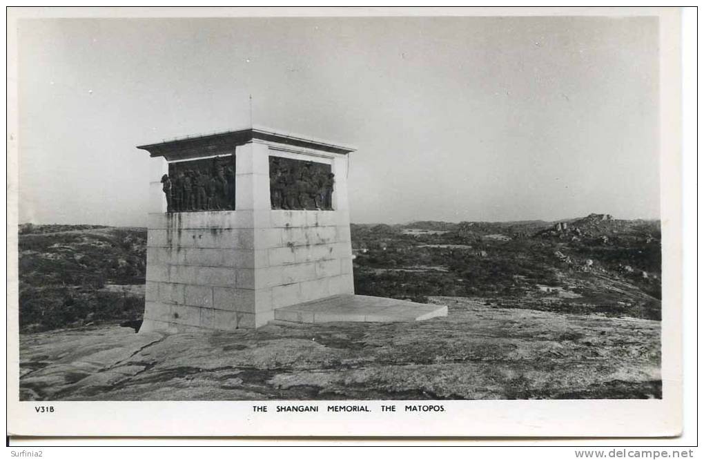 RHODESIA - THE SHANGANI MEMORIAL - THE MATOPOS RP - Simbabwe