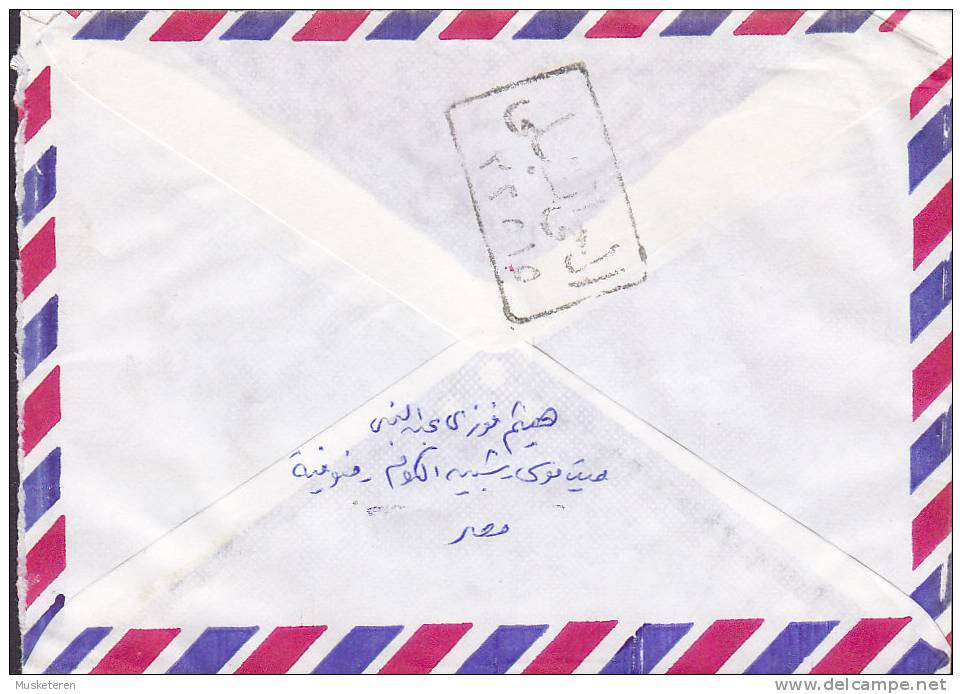 Egyp Egypte Airmail Par Avion 1993 Cover Brief To University Denmark (2 Scans) - Poste Aérienne