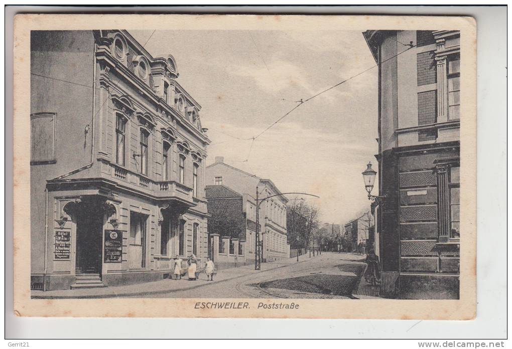 5180 ESCHWEILER, Poststrasse, 1916 - Eschweiler