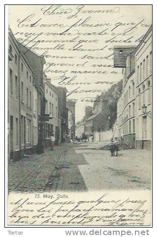 Huy - Statte - Une Rue ..... Aucune Dénomination  -1903 ( Verso ) - Hoei