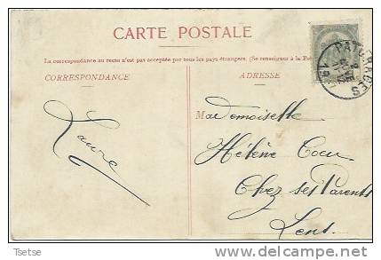 Pâturages - Jolie Panorama Couleur .... De La Commune - 1907  ( Verso ) - Colfontaine