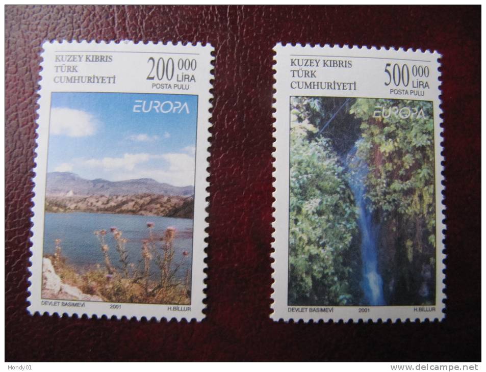 2-1945 Europa Lac Chypre Zone Turque Tirage Faible Cascade - 2001