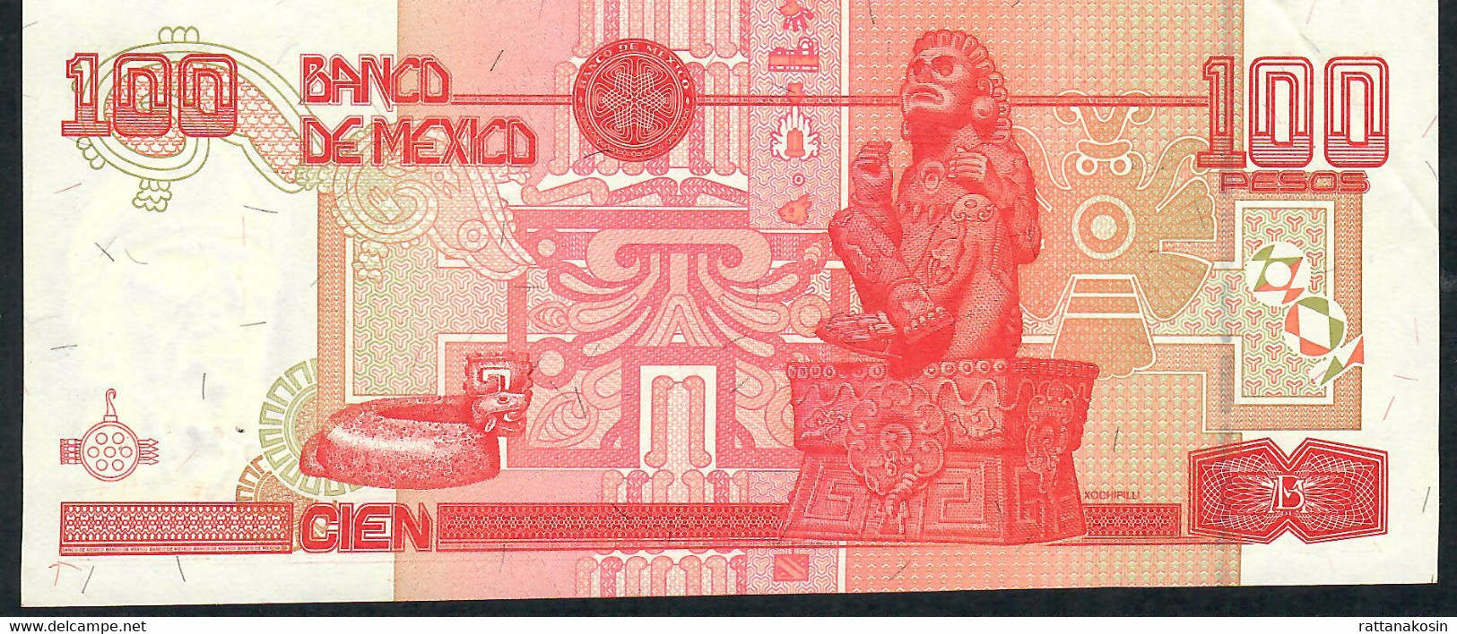 MEXICO   P118b  100  PESOS   26 March 2002  Serie CX       AU-UNC. - Mexique