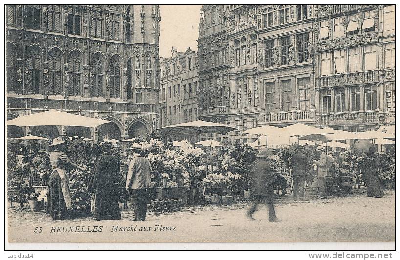 L L 483 /C P A -BELGIQUE-   BRUXELLES - MARCHE AUX FLEURS - Märkte