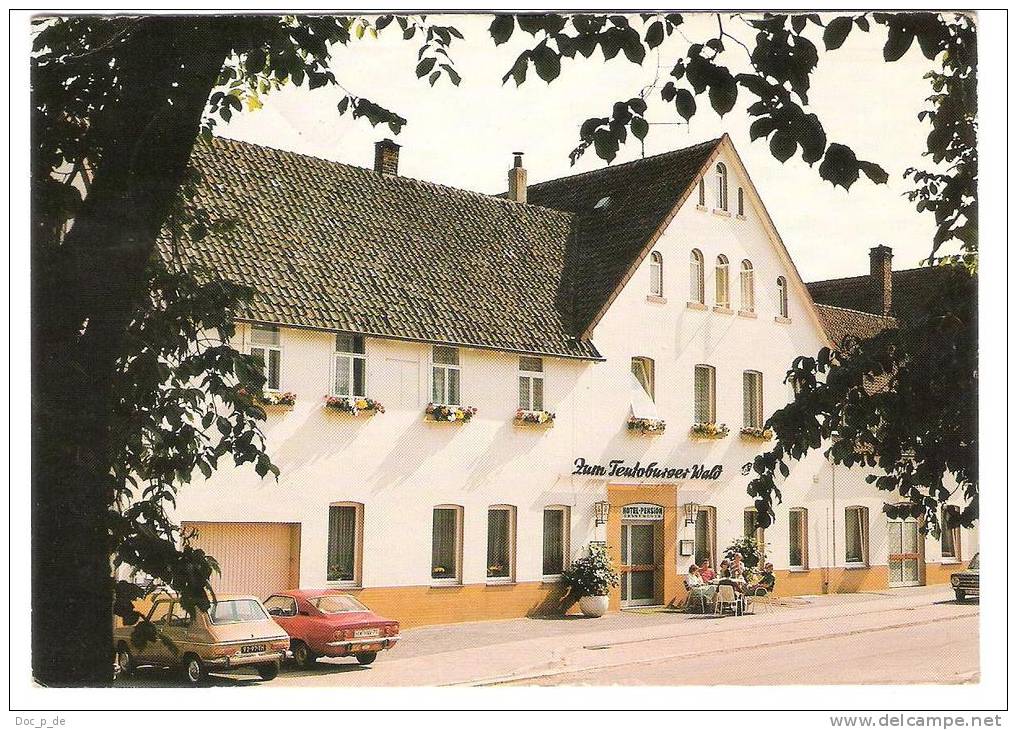 Germany - Sandebeck Bei Detmold - Pension Hotel " Zum  Teutoburger Wald " - Cars - Autos - Ford Capri - Steinheim