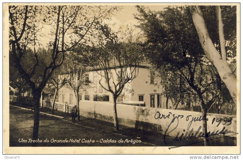 Caldas De Aregos D Grande Hotel Costa 2 Scans POrtugal - Viseu