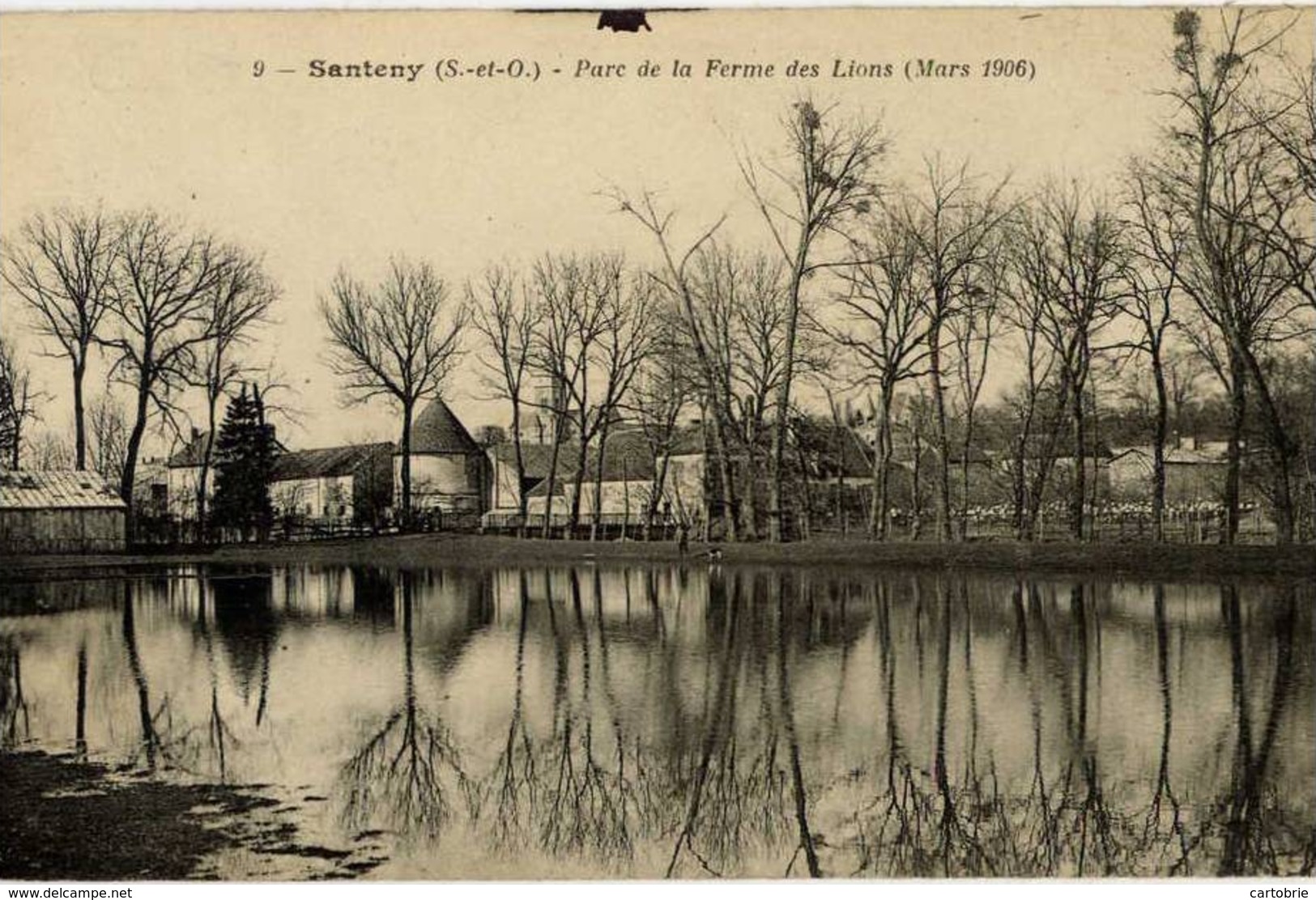 94 - SANTENY - Parc De La Ferme Des Lions (Mars 1906) - Santeny