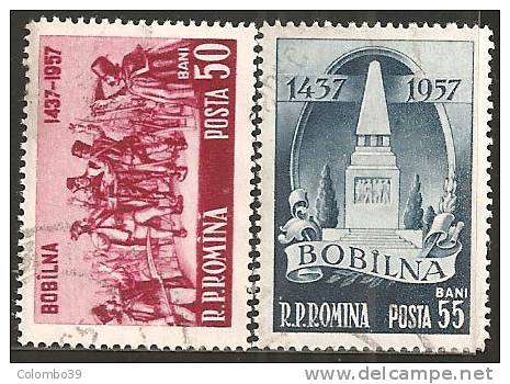 Romania 1957 Usato - Mi.1681/2  Yv.1548/9 - Gebraucht