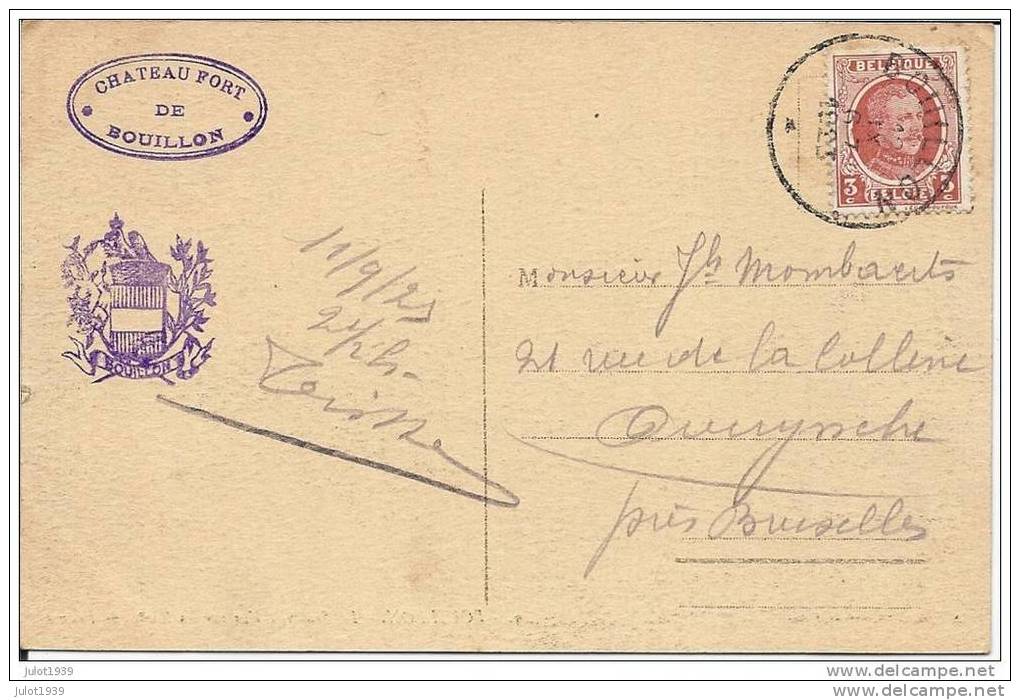 OVERIJSE ..-- VL. Brt ..-- Carte Envoyée De Bouillon En 1923 à Mr Jh Mombaerts . Voir Verso . - Overijse