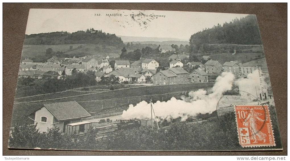 Maiche - Depart Du Tramway - Autres & Non Classés