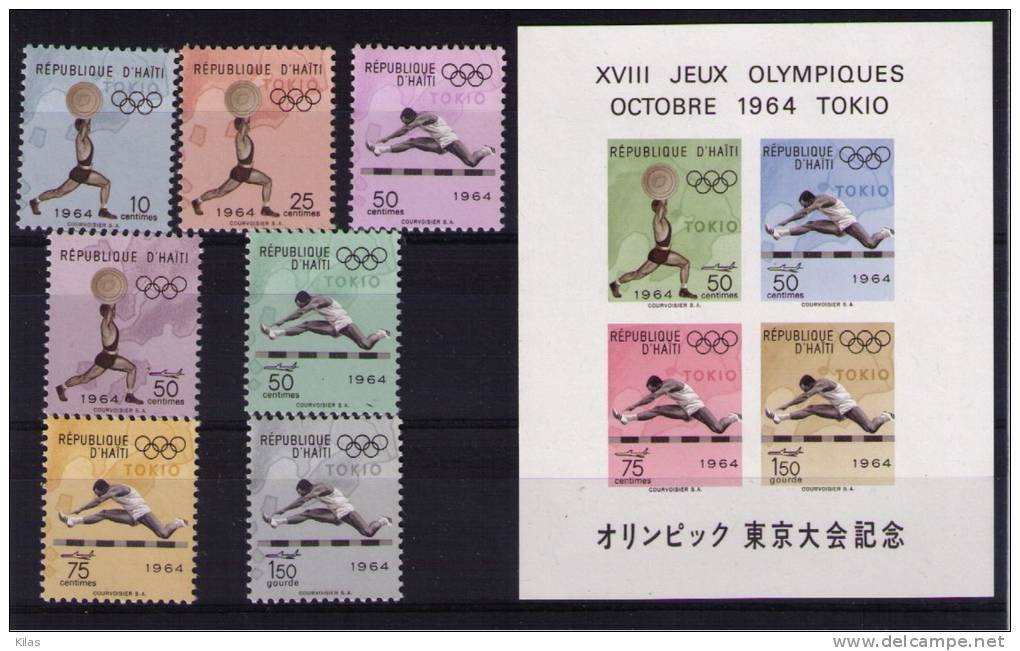 HAITI 1964 Olympic Games TOKYO MNH - Summer 1964: Tokyo