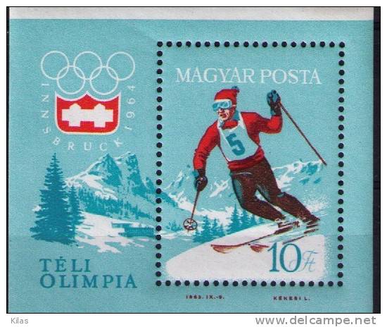 HUNGARY 1964  Olympic Games - Winter 1964: Innsbruck