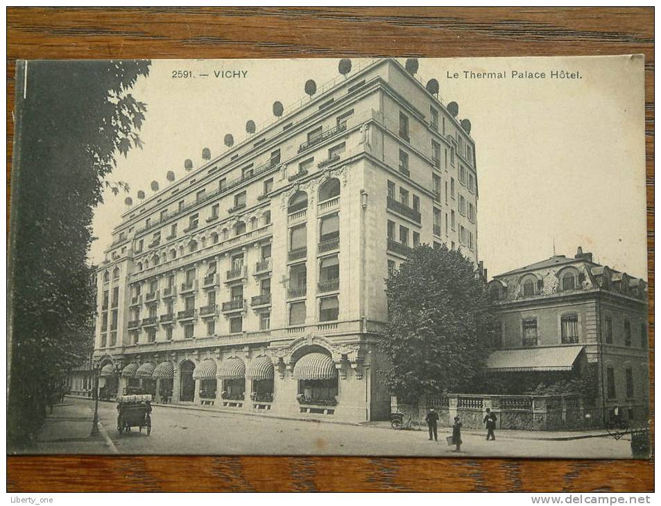 Le THERMAL PALACE HOTEL - VICHY - Anno 1914 ( Zie Foto Voor Details ) !! - Hotels & Restaurants