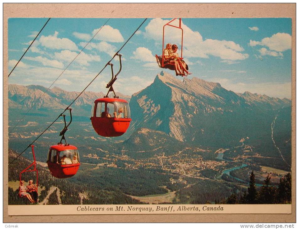 Cablecars On Mt. Norquay, Banff, Alberta, Canada - Banff