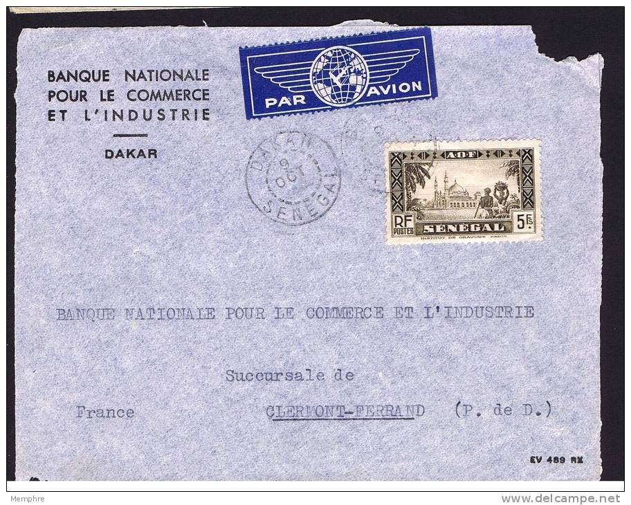 Devant De Lettre Avion Our La France   YV 135 Seul - Airmail