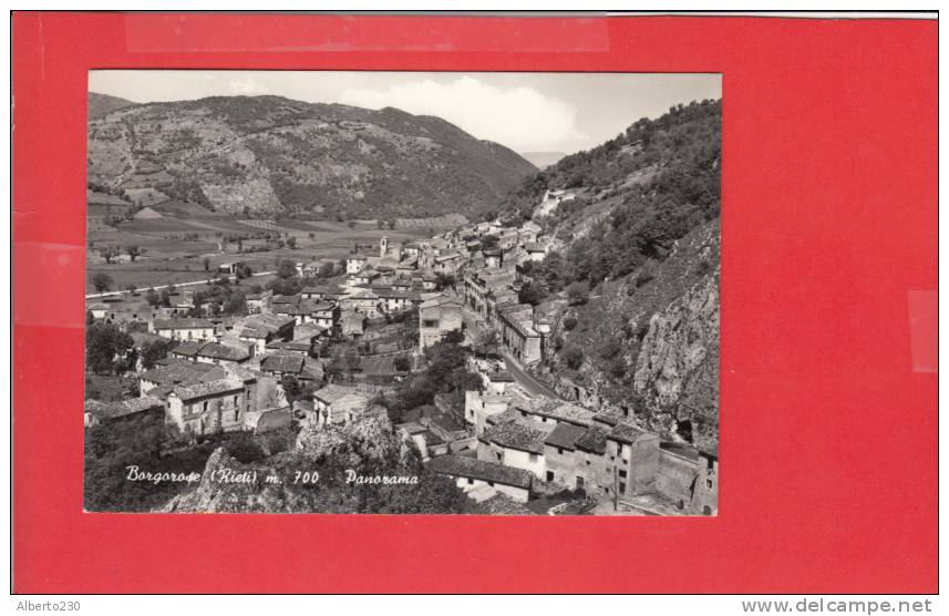 #G0608# BORGOROSE - PANORAMA - Rieti