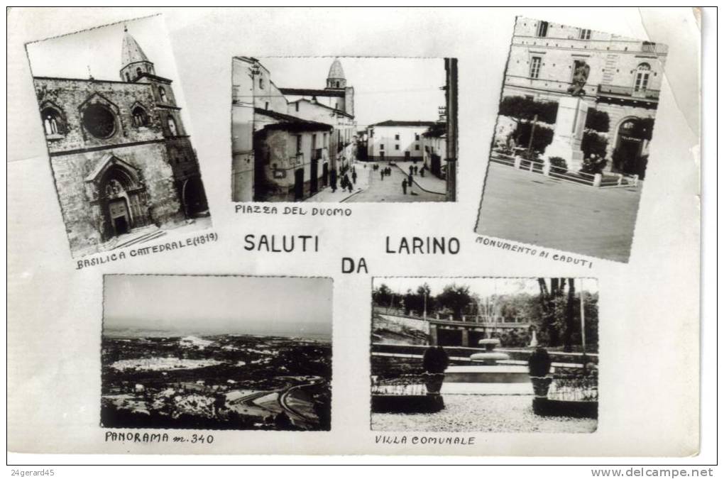 CPSM LARINO (Italie-Molise) - Saluti Da.....5 Vues - Autres & Non Classés