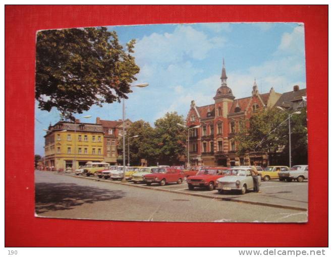 Finsterwalde Marktplatz,AUTO - Finsterwalde