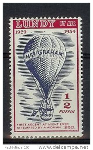 MR468 TRANSPORT VLIEGTUIGEN LUCHTBALLON BALLOON FLUGZEUG POSTZEGELS STAMPS LUNDY ONG/MH  VANAF1EURO - Sin Clasificación