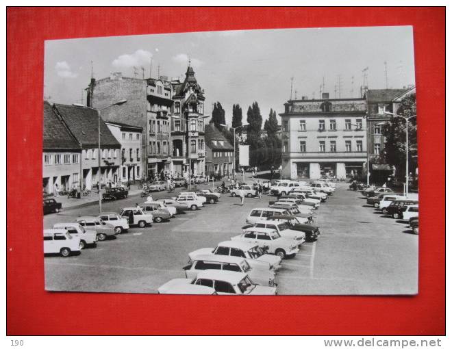 Finsterwalde Marktplatz,AUTO - Fuerstenwalde