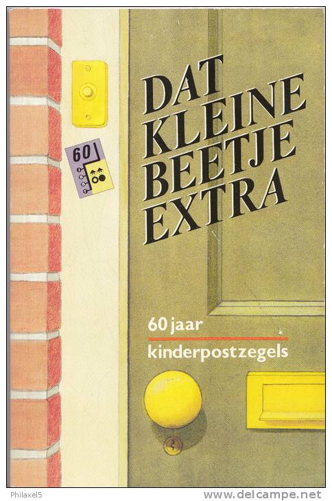 Nederland - "Dat Kleine Beetje Extra"- 60 Jaar Kinderpostzegels - Stichting Voor Het Kind - Amsterdam - Uitgifte1986 - Andere & Zonder Classificatie