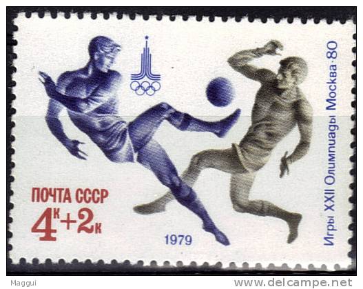 URSS     N° 4604    * *   Jo  1980  Football  Soccer  Fussball - Unused Stamps