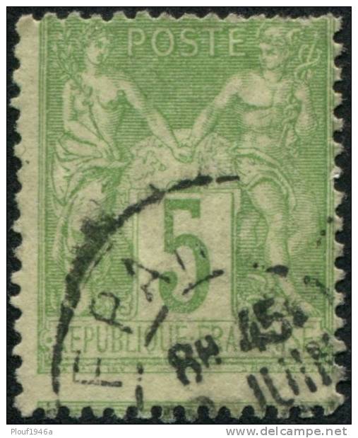 Pays : 189,03 (France : 3e République)  Yvert Et Tellier N° :  102 (o) - 1898-1900 Sage (Tipo III)