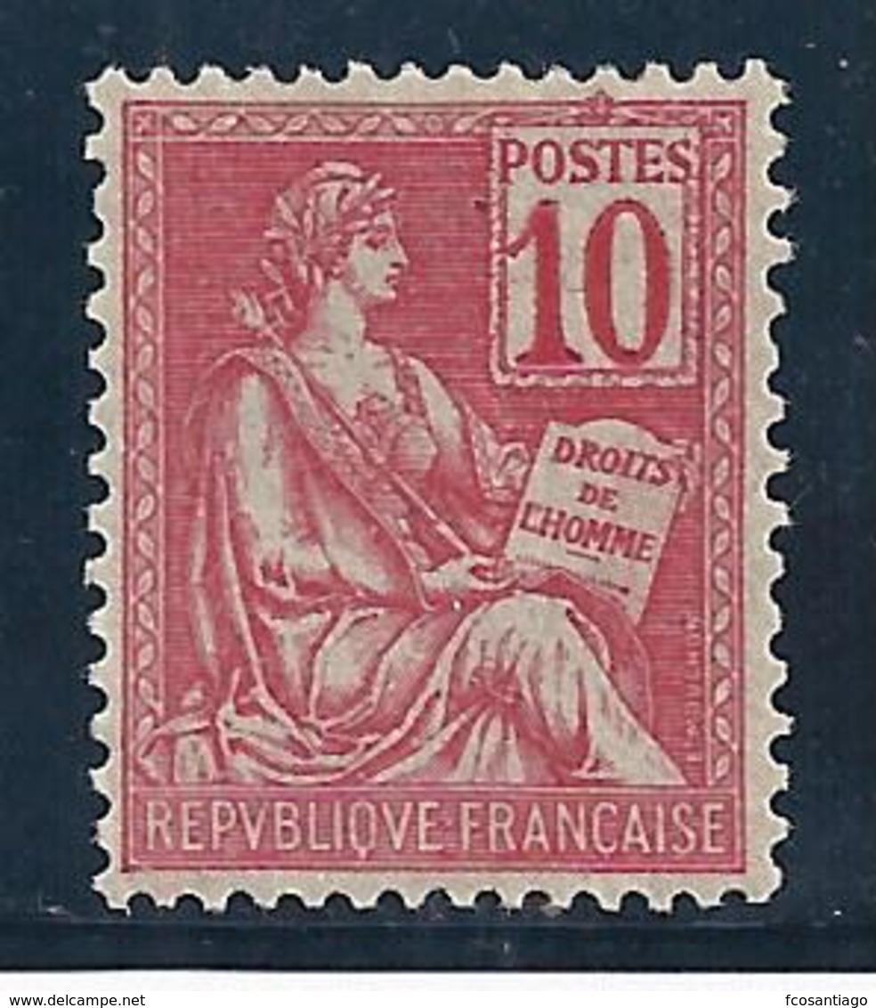 FRANCIA 1900/01 - Yvert #112 - MLH * - Nuevos