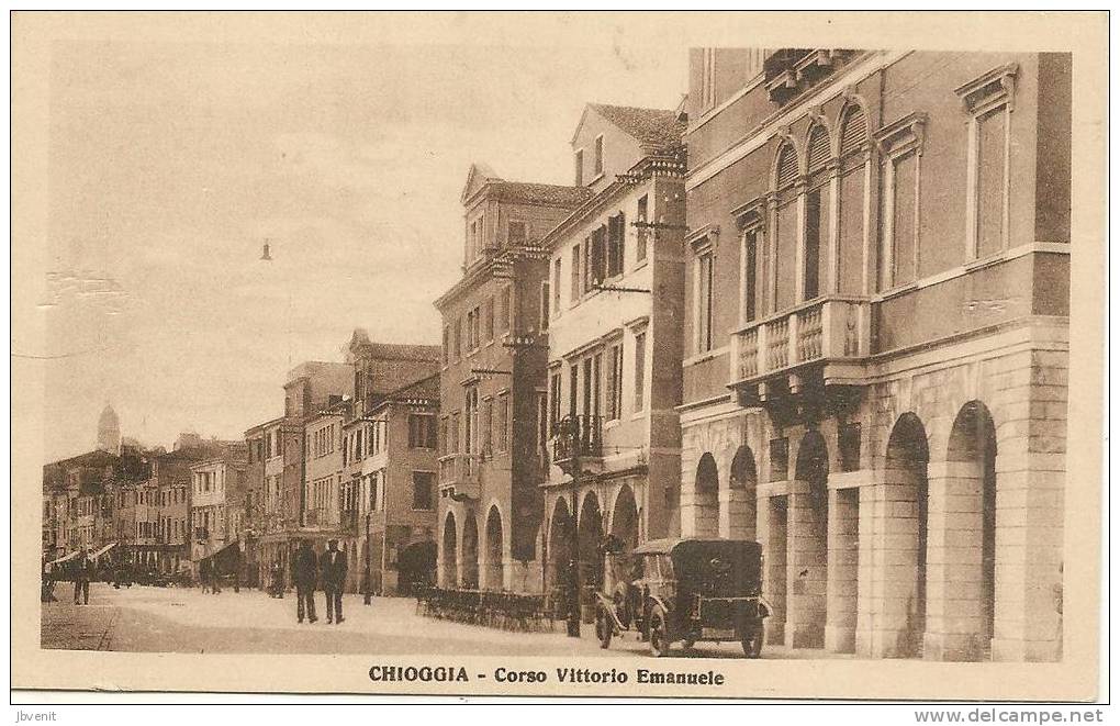 VENETO - CHIOGGIA - Corso Vittorio Emanuele  (con Auto D'epoca) - Chioggia