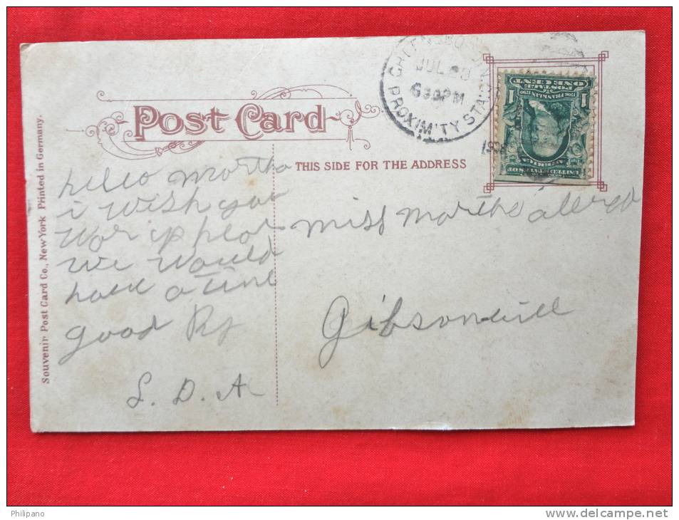 - North Carolina > Greensboro  White Oak Mills 1908 Cancel   Ref 912 - Greensboro