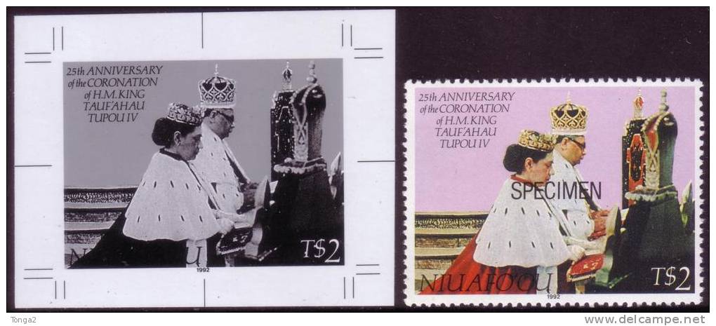 Niuafoou 1992 Coronation - Gold Crowns - Minerali