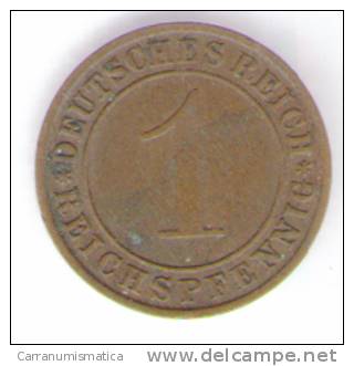 GERMANIA 1 REICHSPFENNIG 1936 - 1 Reichspfennig