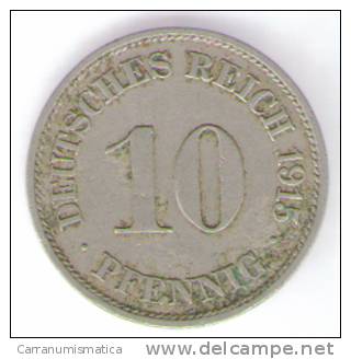 GERMANIA 10 PFENNIG 1915 - 10 Pfennig