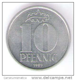 GERMANIA 10 PFENNIG 1989 - 10 Pfennig