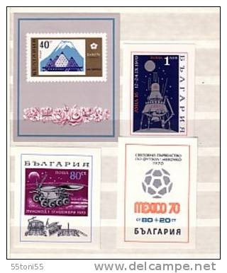 Bulgaria / Bulgarie Collection  1961-1972 (Annee comp.Yvert.Nr- 1040 – 1985 +P.A.79-117 + BF-7/39 – MNH (**)