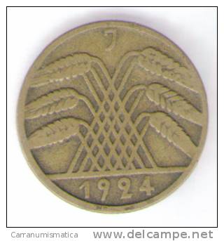 GERMANIA 10 REICHSPFENNIG 1924 - 10 Rentenpfennig & 10 Reichspfennig